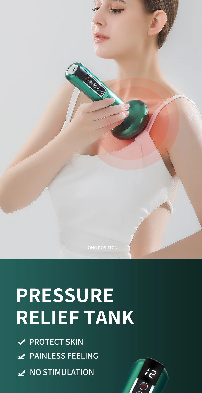 Tricolor Electric Gua Sha Massager