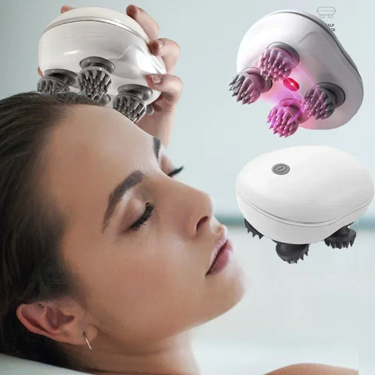 Electric Red Light Therapy Scalp Massager
