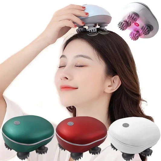 Electric Red Light Therapy Scalp Massager