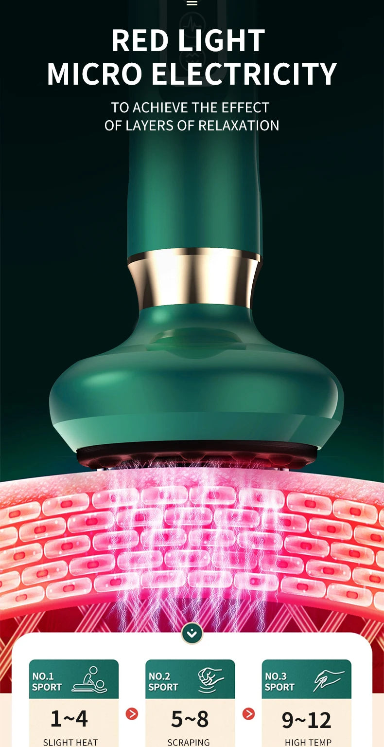 Tricolor Electric Gua Sha Massager