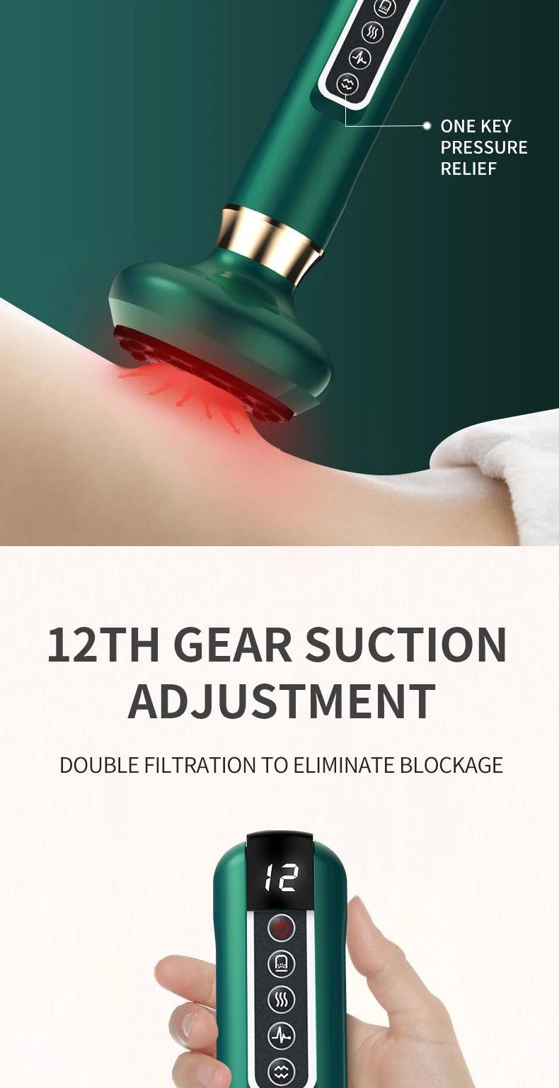 Tricolor Electric Gua Sha Massager