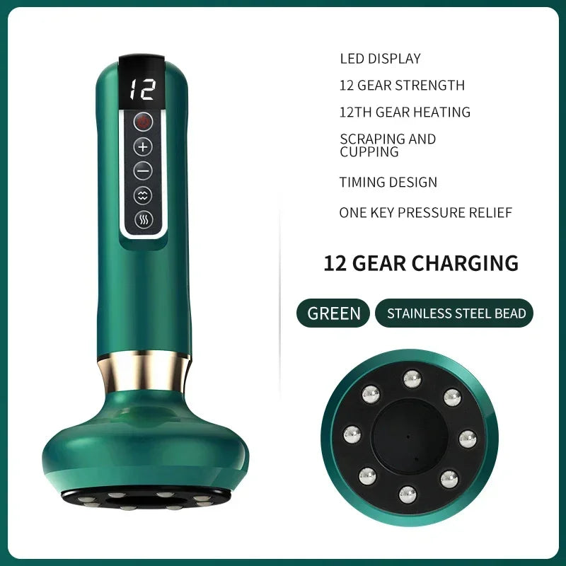 Tricolor Electric Gua Sha Massager